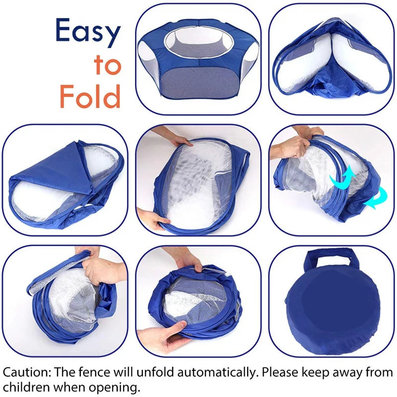 Portable Pop-Up Small Pet Playpen