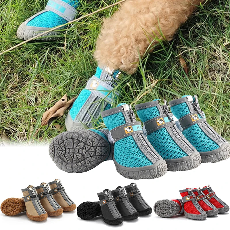 GripGuard Warm NonSlip Dog Boots