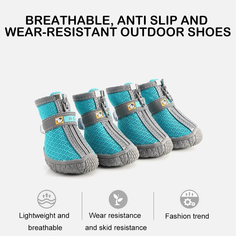 GripGuard Warm NonSlip Dog Boots